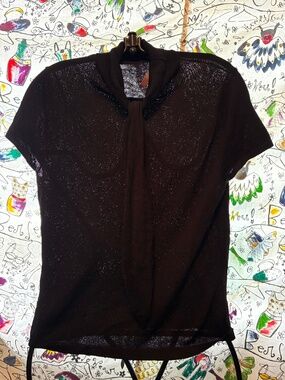 Easel New York Cap Sleeve Knit top